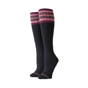 Stance Molten Tall boot socks womens combed cotton black sz small new